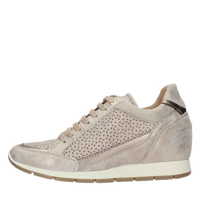 Enval Soft Sneakers alte beige con zeppa