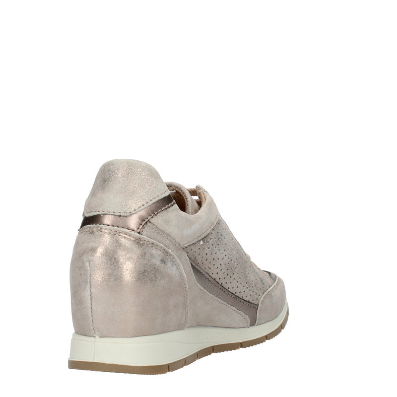 Enval Soft Sneakers alte beige con zeppa