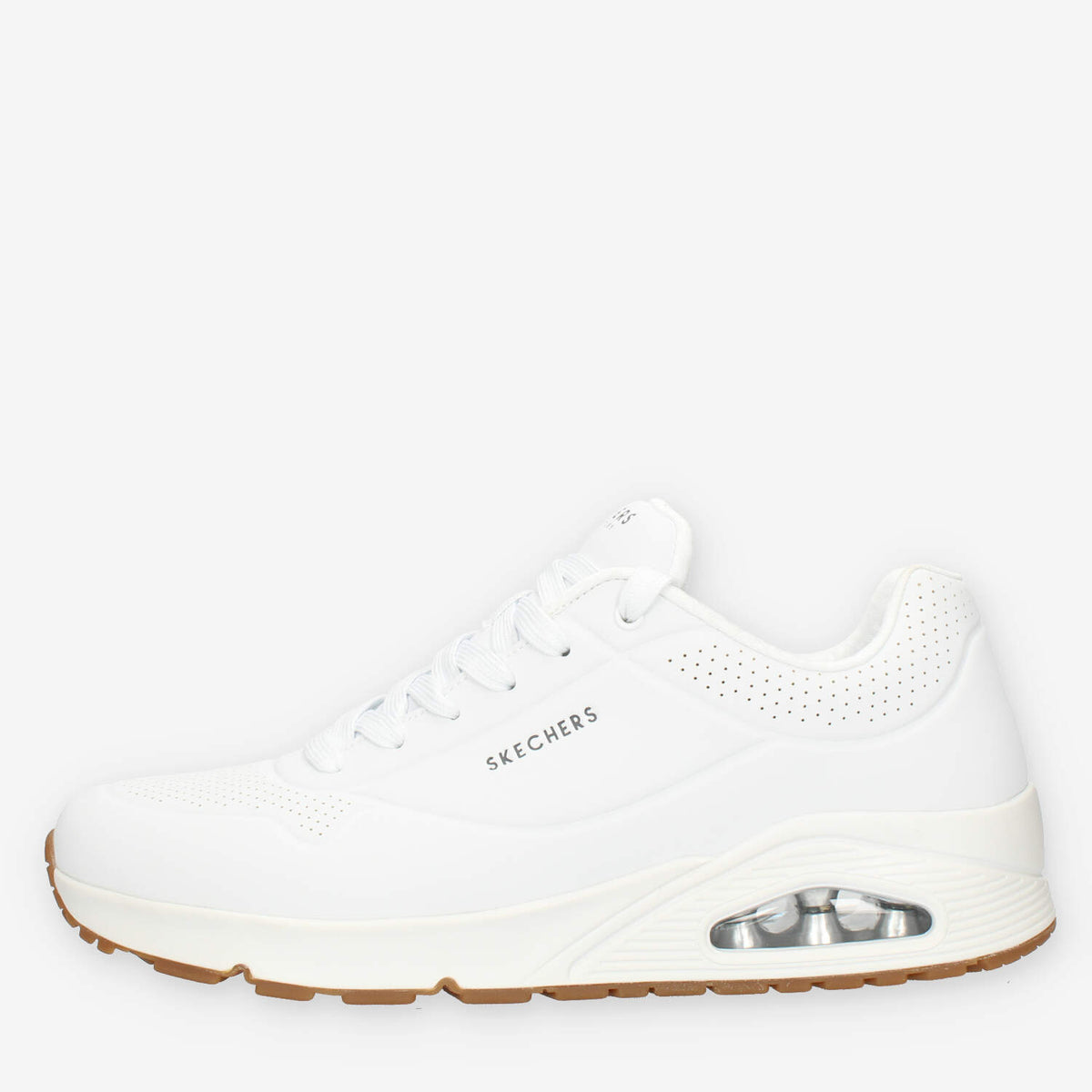 Skechers 52458-WHT Street Uno Stand on air Sneakers bianche