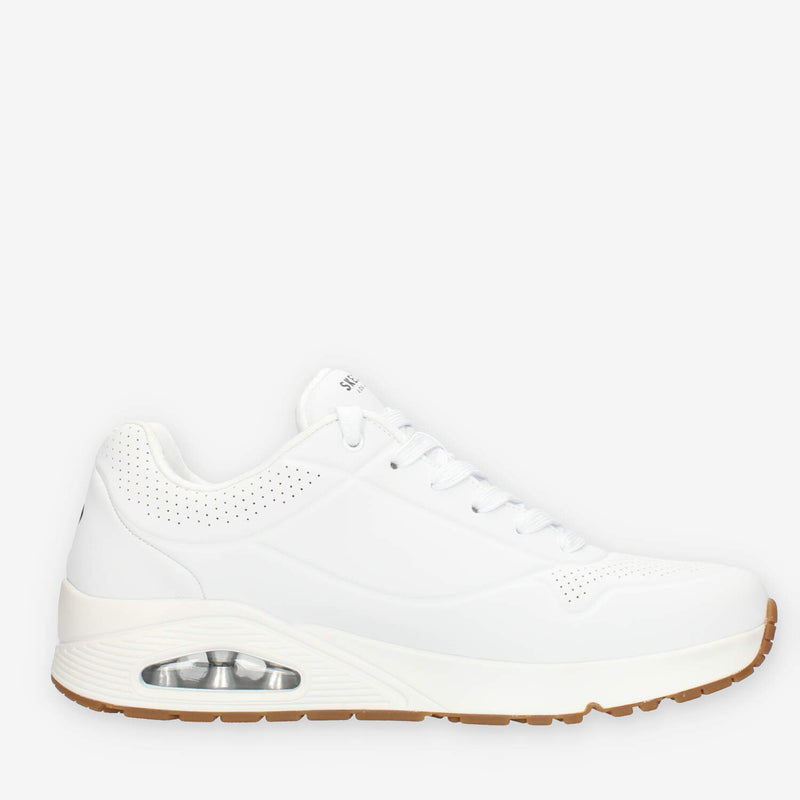 Skechers 52458-WHT Street Uno Stand on air Sneakers bianche