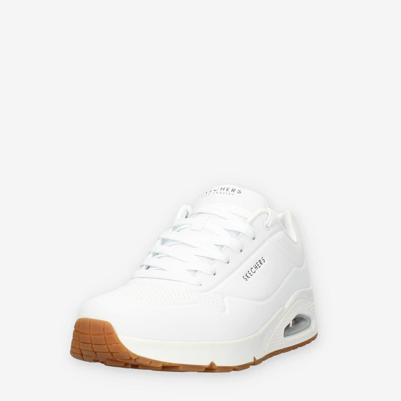 Skechers 52458-WHT Street Uno Stand on air Sneakers bianche