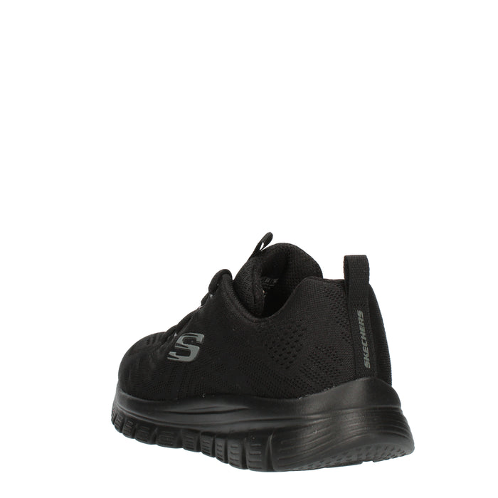 Skechers Graceful Get Connected Sneakers da donna nere