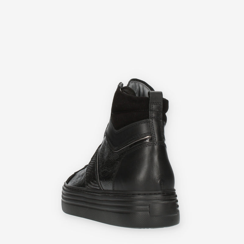 Nero Giardini sneakers nere alte da donna