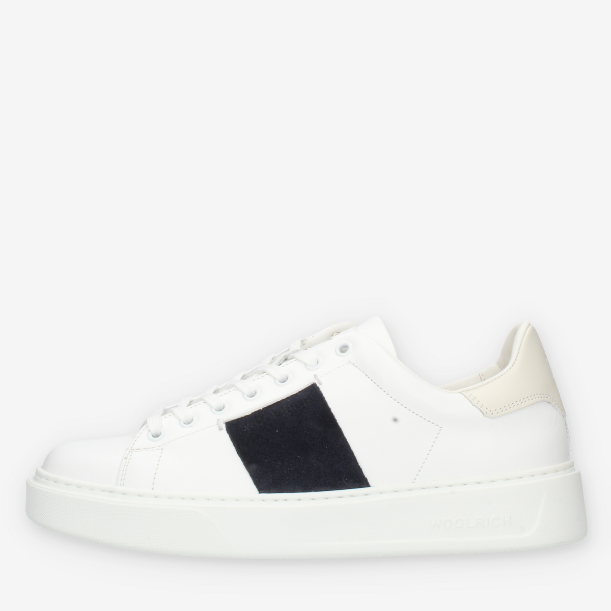 Woolrich Sneakers basse da uomo bianche e blu