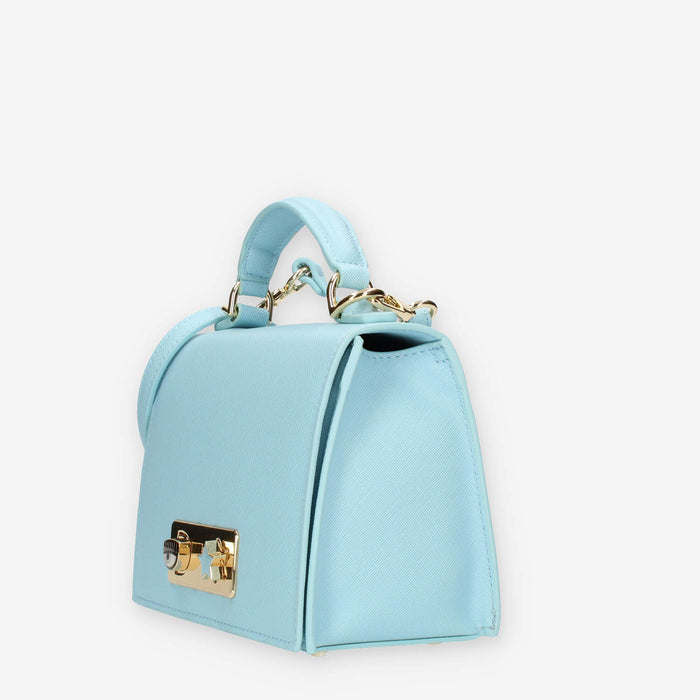 Chiara Ferragni Eye Star Borsetta a tracolla azzurra