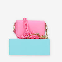 Chiara Ferragni Eyelike Borsa piccola a tracolla rosa