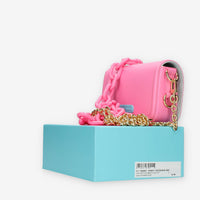Chiara Ferragni Eyelike Borsa piccola a tracolla rosa