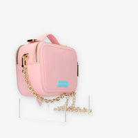 Chiara Ferragni Eyelike Bags Borsa a tracolla rosa chiaro doppio scomparto