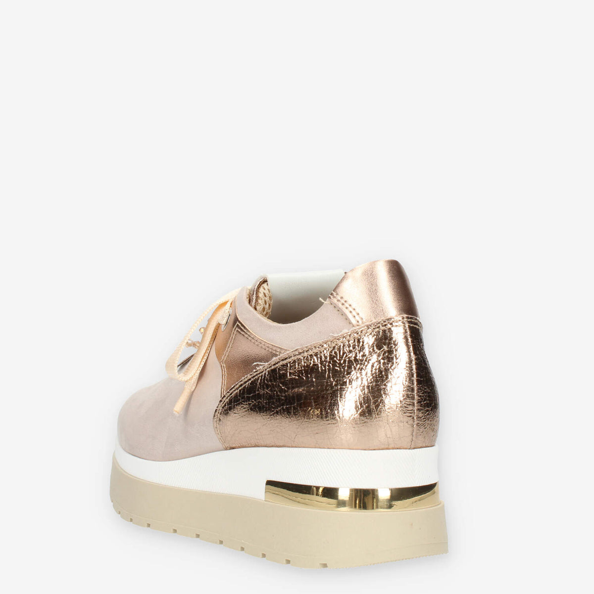 Comart Sneakers nudo da donna con applicazioni in tinta