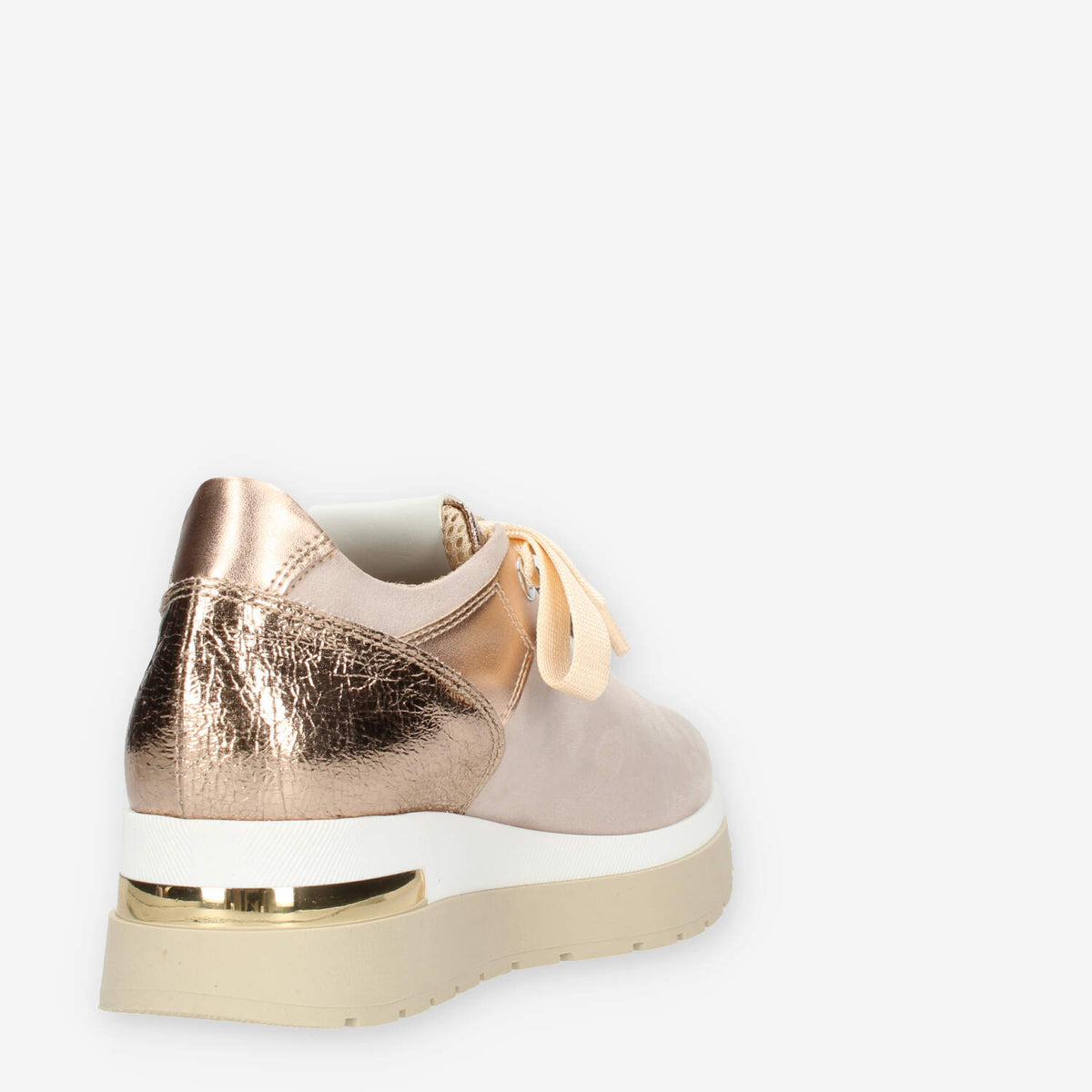 Comart Sneakers nudo da donna con applicazioni in tinta