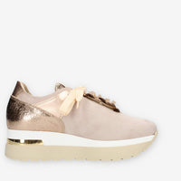 Comart Sneakers nudo da donna con applicazioni in tinta