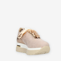 Comart Sneakers nudo da donna con applicazioni in tinta