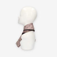 Guess Foulard quadrato beige e nero logato 135 x 135 cm