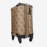 Guess Berta 18 in 4-WHEELER Trolley da cabina beige logato