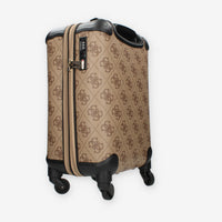 Guess Berta 18 in 4-WHEELER Trolley da cabina beige logato