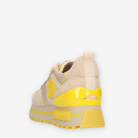 Liu Jo Wonder 52 Sneakers da donna beige e gialle