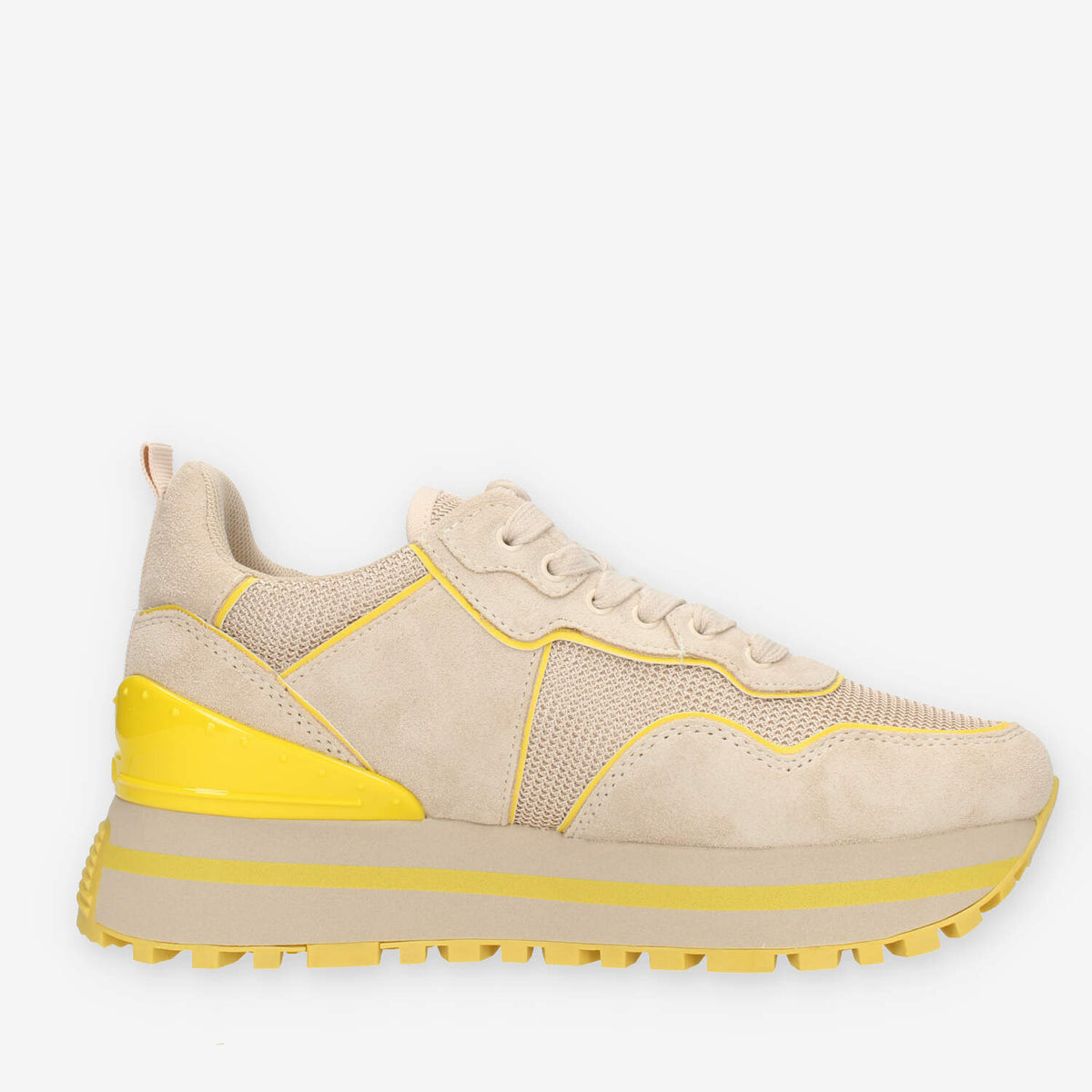 Liu Jo Wonder 52 Sneakers da donna beige e gialle