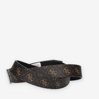 Guess Vezzola Cintura logata marrone da uomo