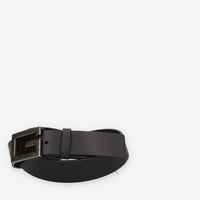 Guess Cintura nera da uomo con fibbia G rettangolare