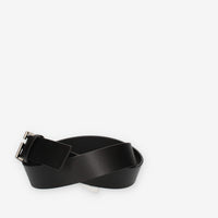 Guess Cintura nera da uomo con fibbia G rettangolare