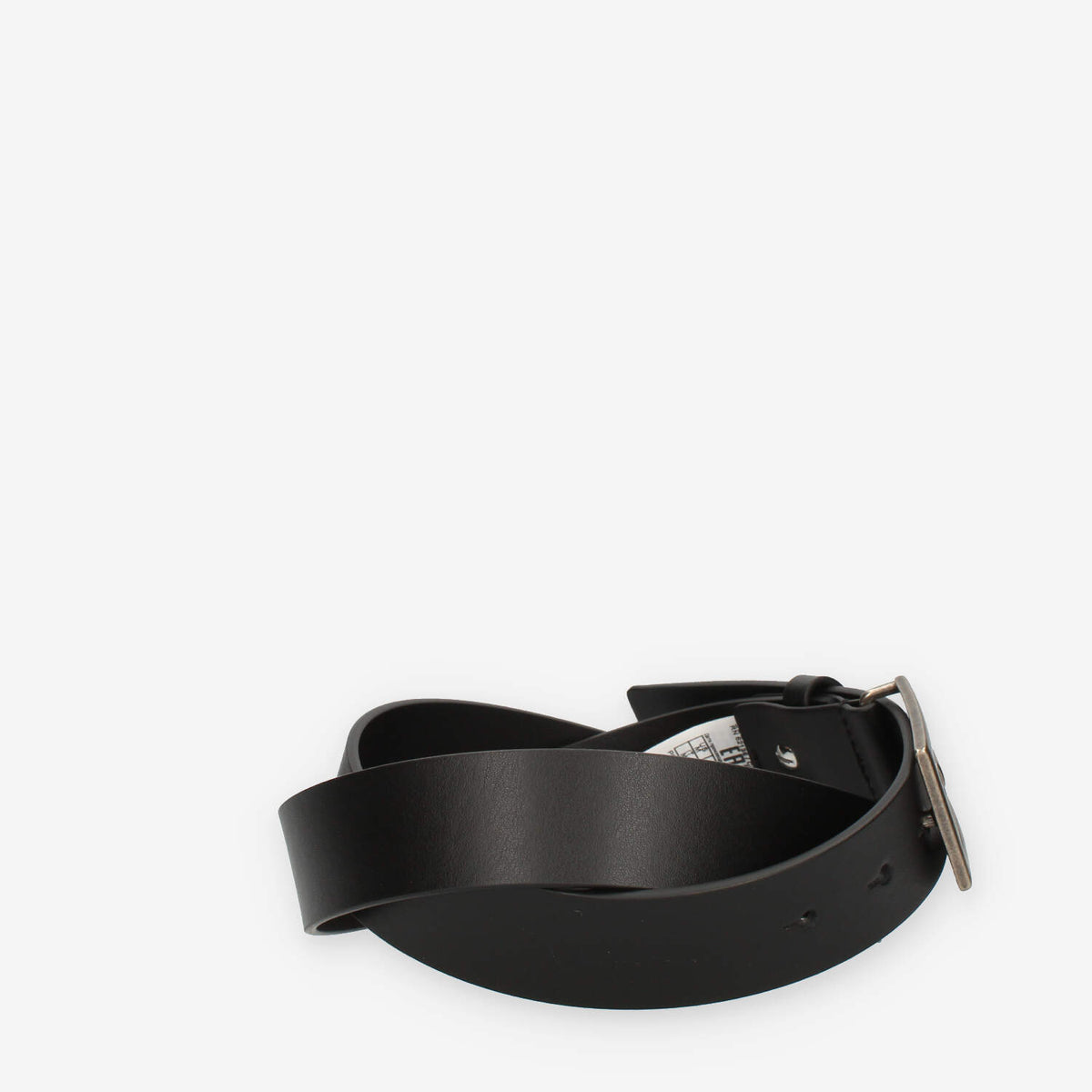 Guess Cintura nera da uomo con fibbia G rettangolare
