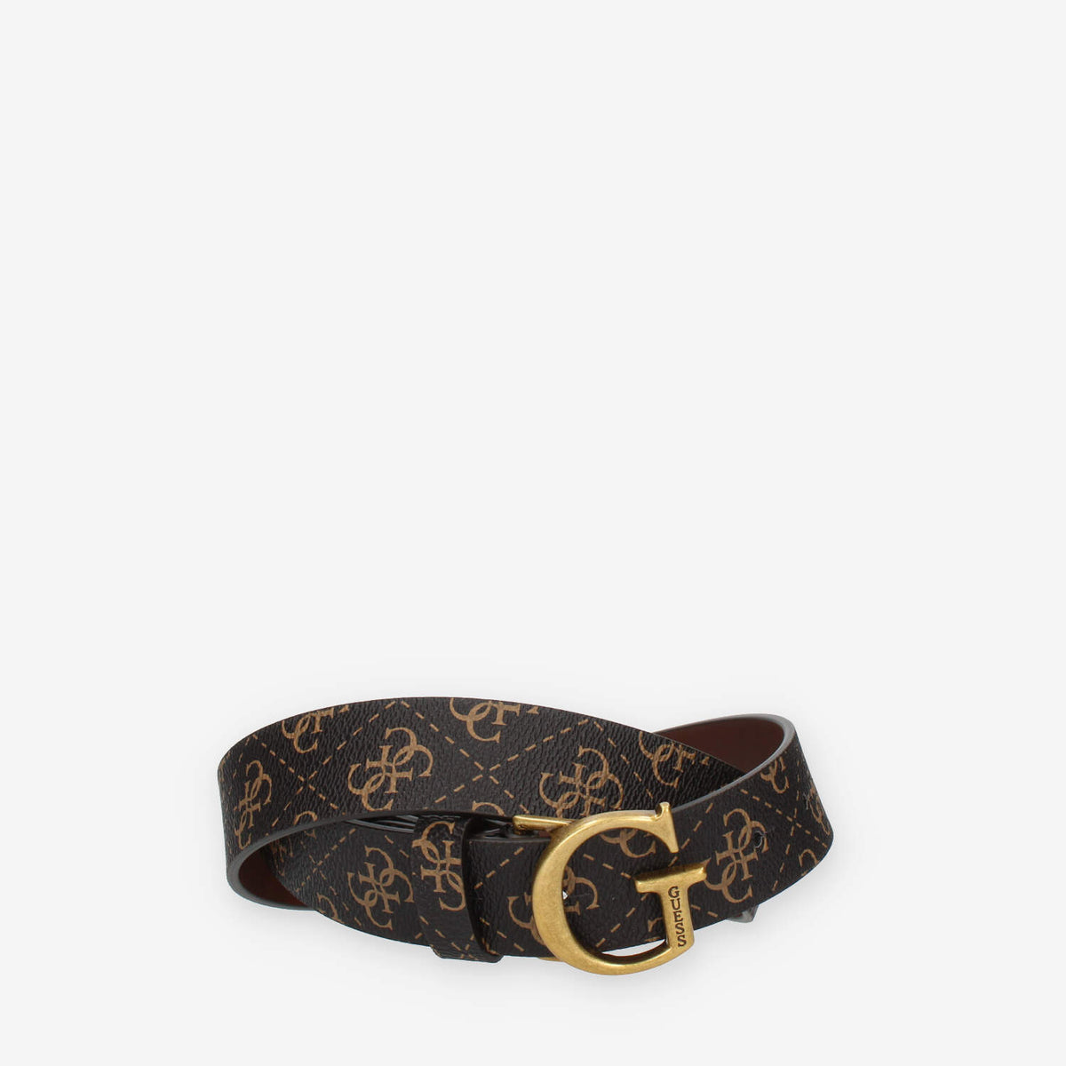 Guess Cintura marrone da donna con fibbia G