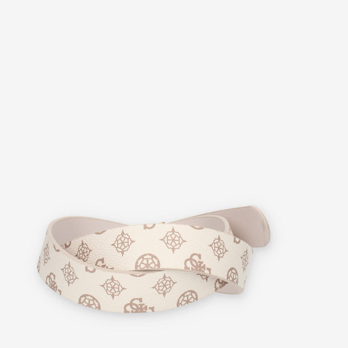 Guess Cintura da donna avorio logata con fibbia ovale