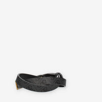 Guess Alexie Cintura grigio scuro da donna con fibbia rettangolare con logo