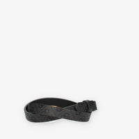 Guess Alexie Cintura grigio scuro da donna con fibbia rettangolare con logo