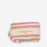 Marc Ellis Cassy M Pochette in tessuto multicolore 10