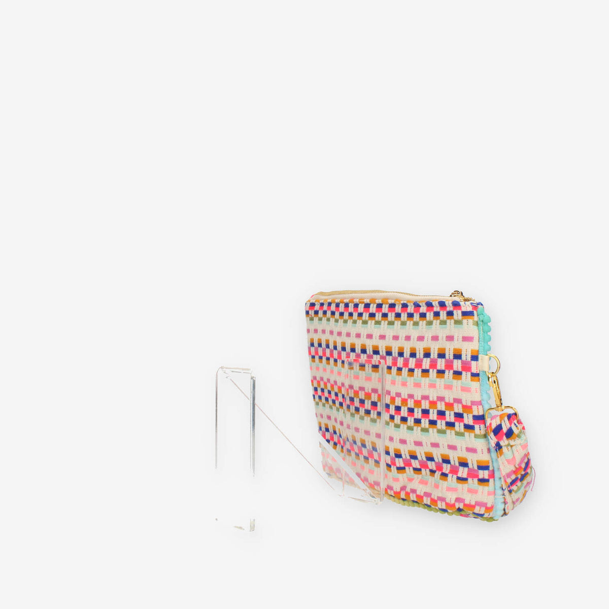 Marc Ellis Cassy M Pochette in tessuto multicolore 10