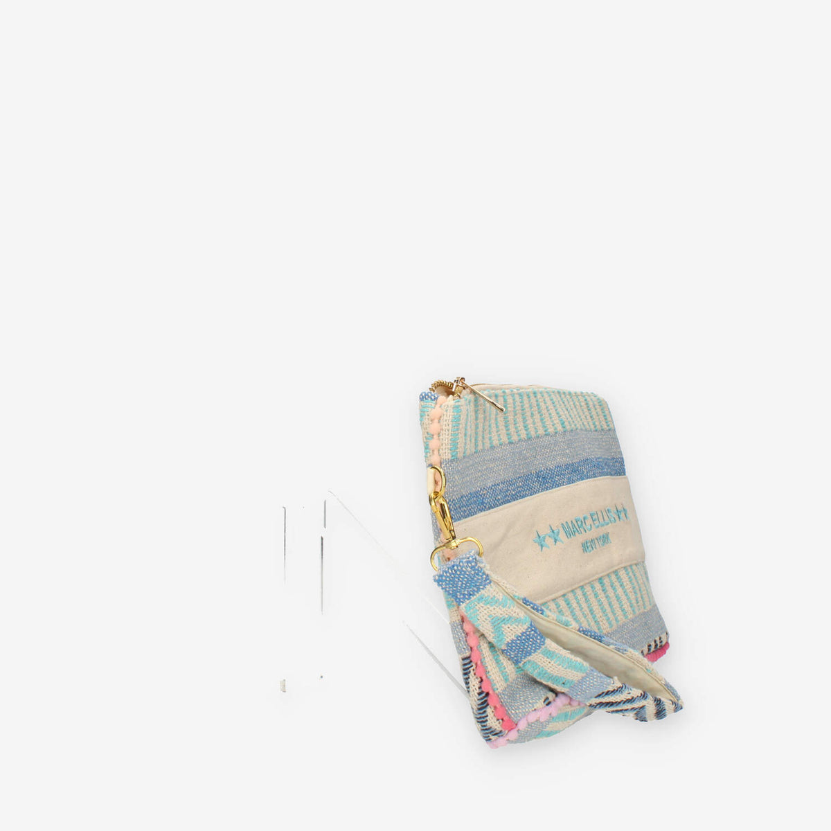 Marc Ellis Cassy M Pochette in tessuto multicolore 5