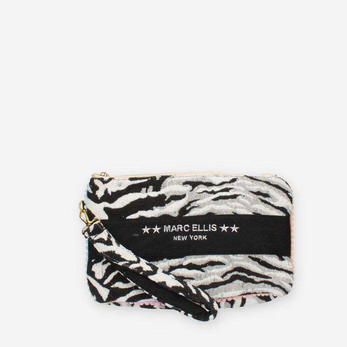 Marc Ellis Cassy M Pochette in tessuto multicolore 7