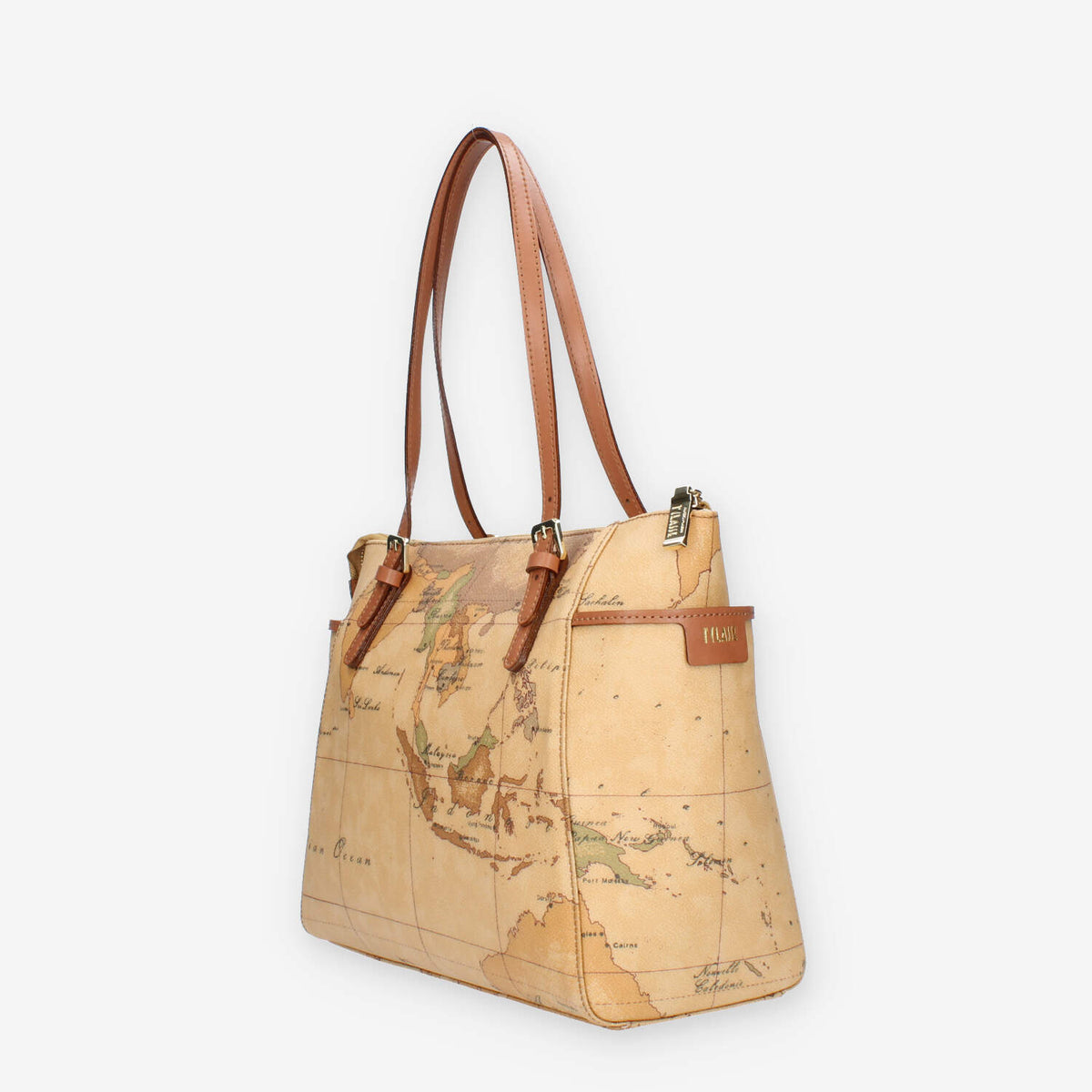 Alviero Martini Prima Classe Shopping media Geo Classic con fibbie