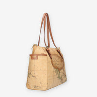 Alviero Martini Prima Classe Shopping media Geo Classic con fibbie