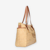Alviero Martini Prima Classe Shopping media Geo Classic con fibbie