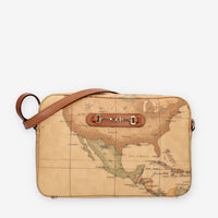 Alviero Martini Prima Classe Borsa a tracolla modello reporter Geo Classic