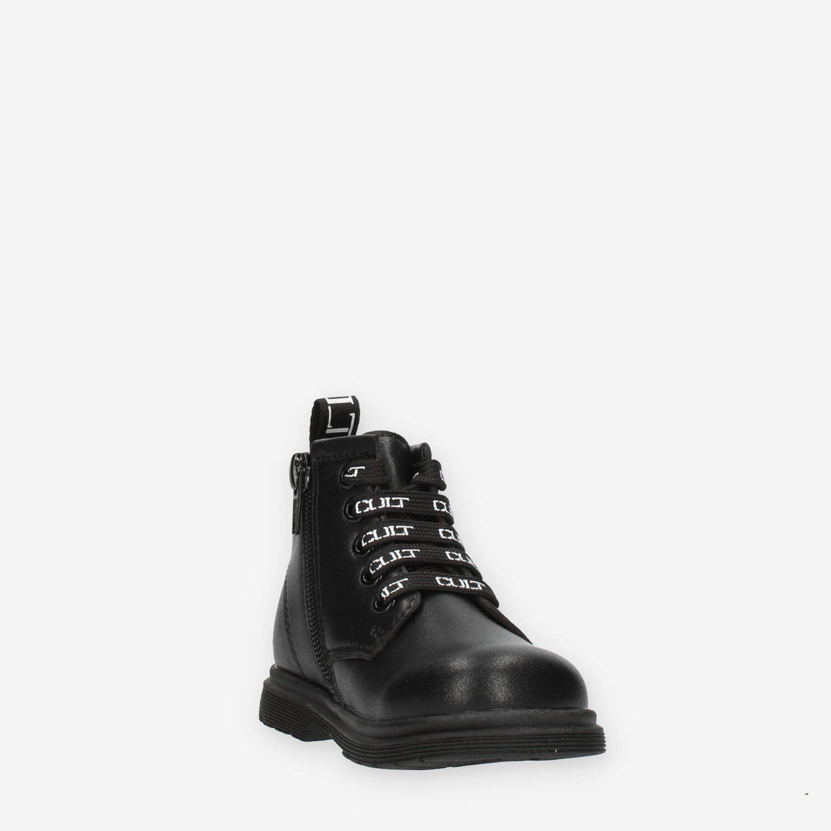 Cult Sabbath Legend 0025 Mid J Anfibi neri con lacci logati