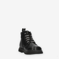 Cult Sabbath Legend 0025 Mid J Anfibi neri con lacci logati