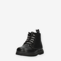 Cult Sabbath Legend 0025 Mid J Anfibi neri con lacci logati