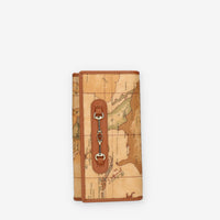 Alviero Martini Prima Classe Portafogli Geo Classic con patta e logo 1C