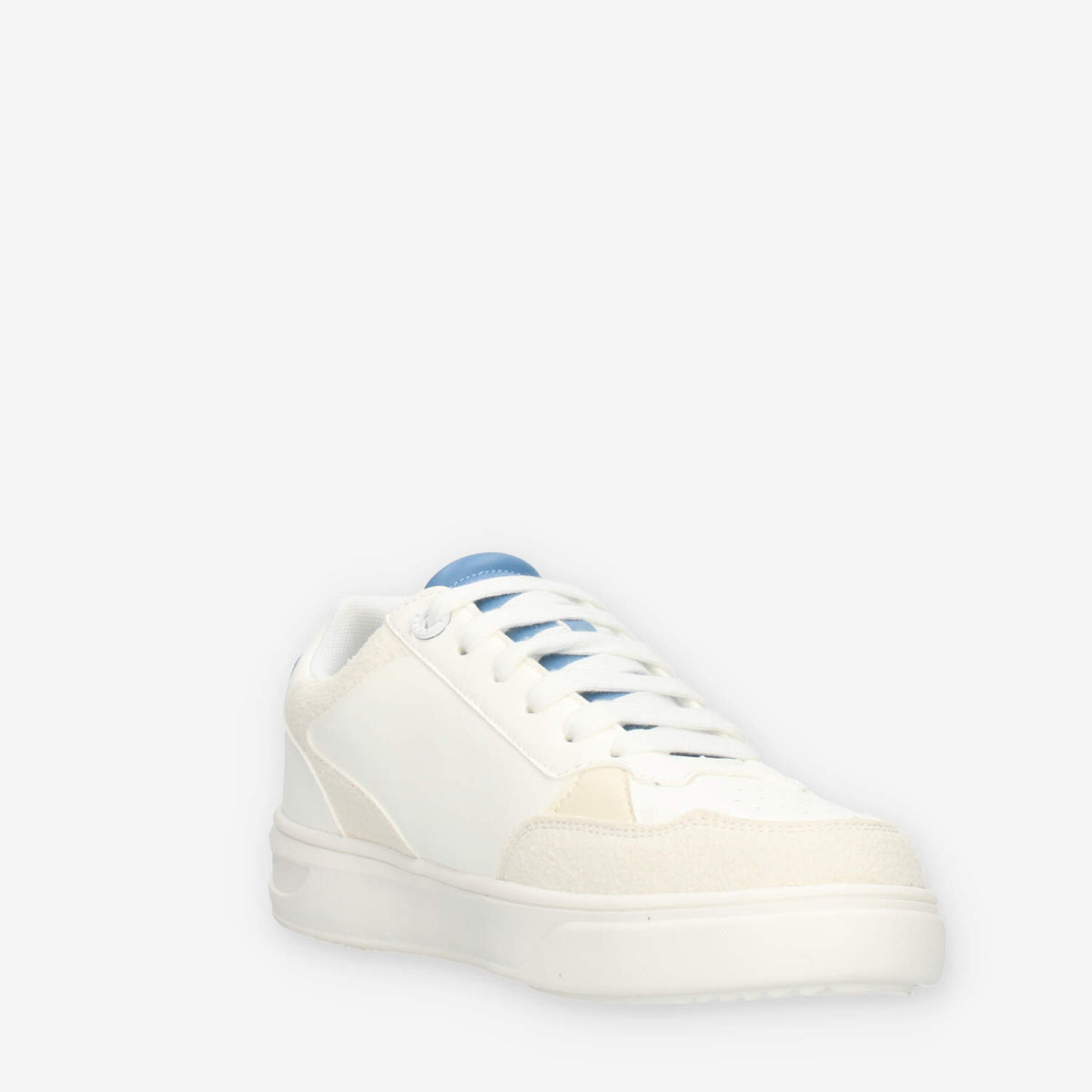 Datch Sneakers da uomo bianche e azzurre