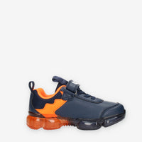 Bull Boys Allosauro Sneakers blu da bimbo con luci