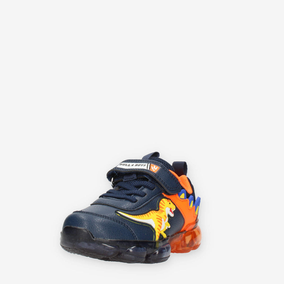 Bull Boys Allosauro Sneakers blu da bimbo con luci