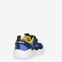 Bull Boys Triceratopo Sneakers blu da bimbo con luci