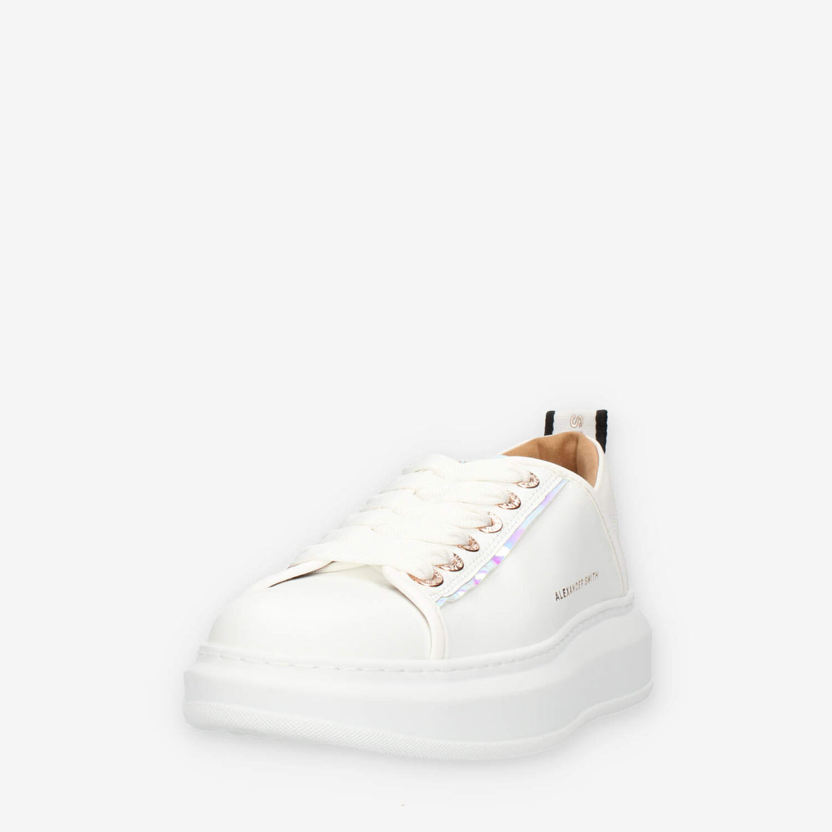 Alexander Smith Wembley Sneakers bianche e iridescenti da donna