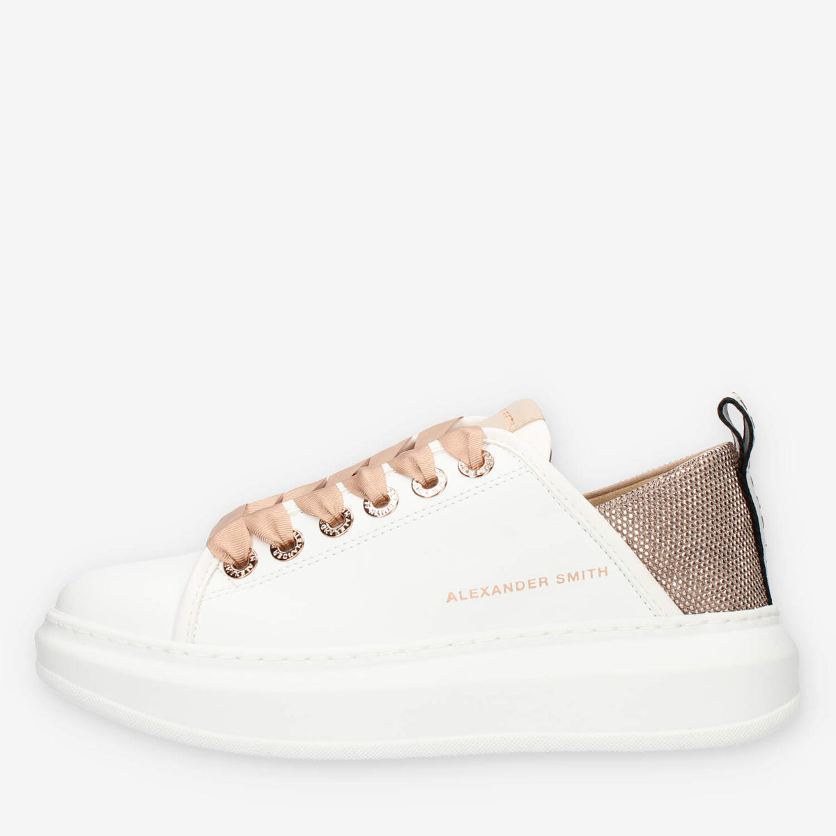 Alexander Smith Wembley Sneakers bianche e rame da donna