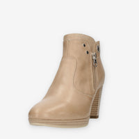 Nero Giardini Stivaletti da donna beige con tacco