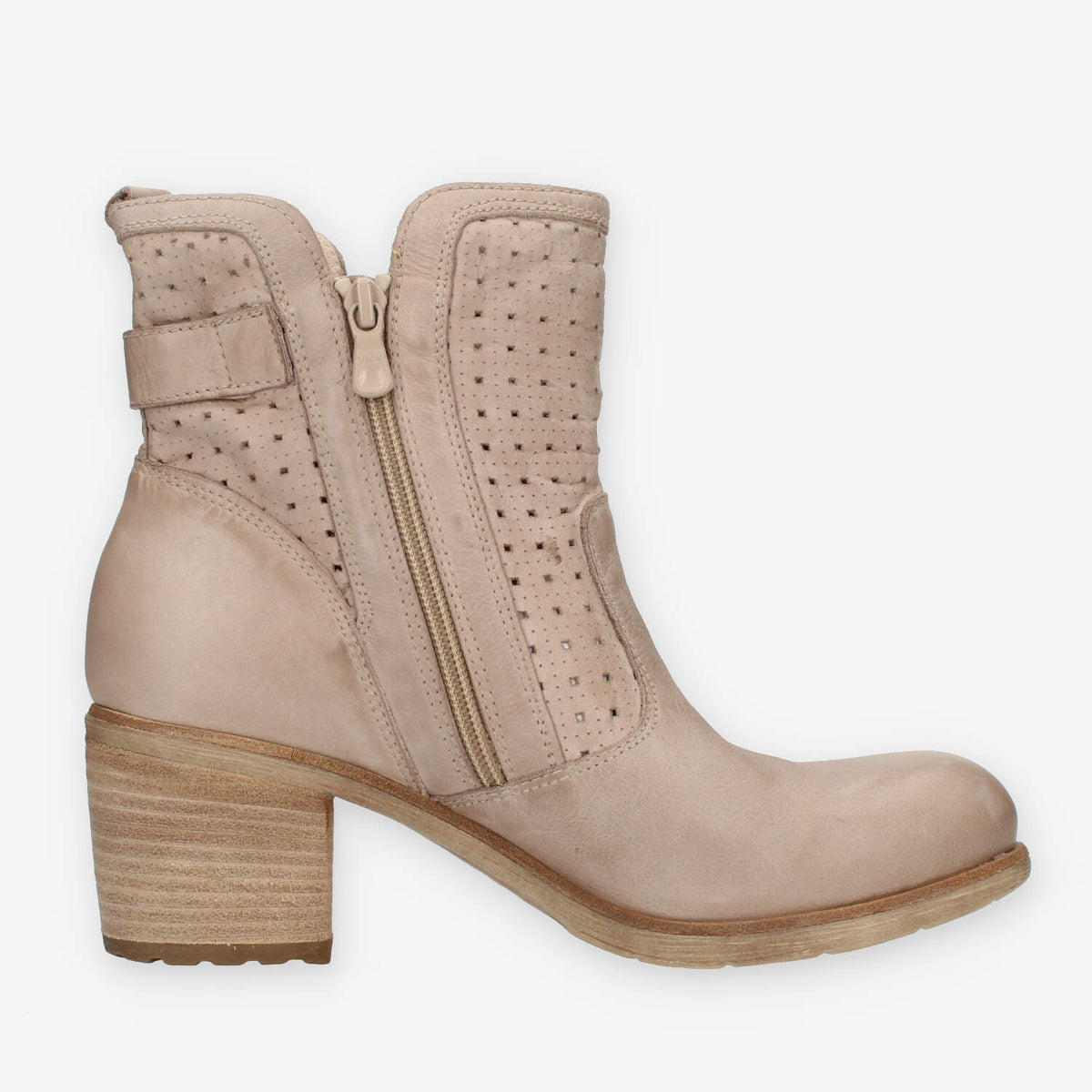 Nero Giardini Stivaletti da donna beige traforati