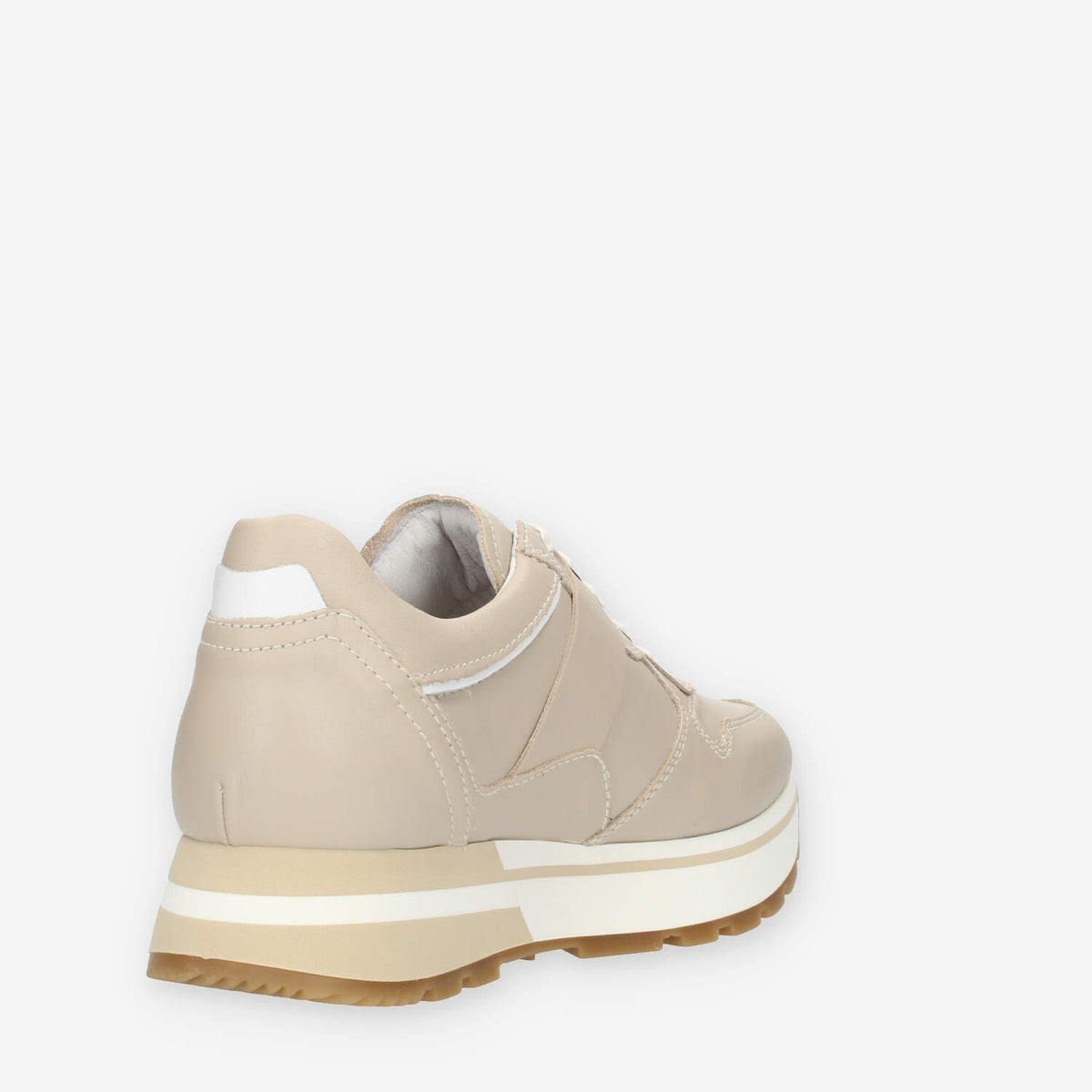 Nero Giardini Sneakers da donna beige con fondo bicolore